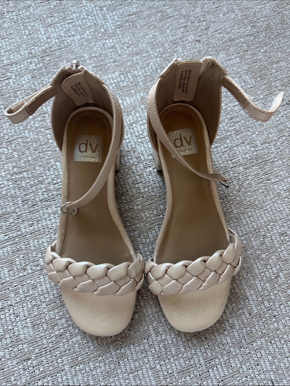 Dolce Vita Greta Girls Heeled Sandals Size 2